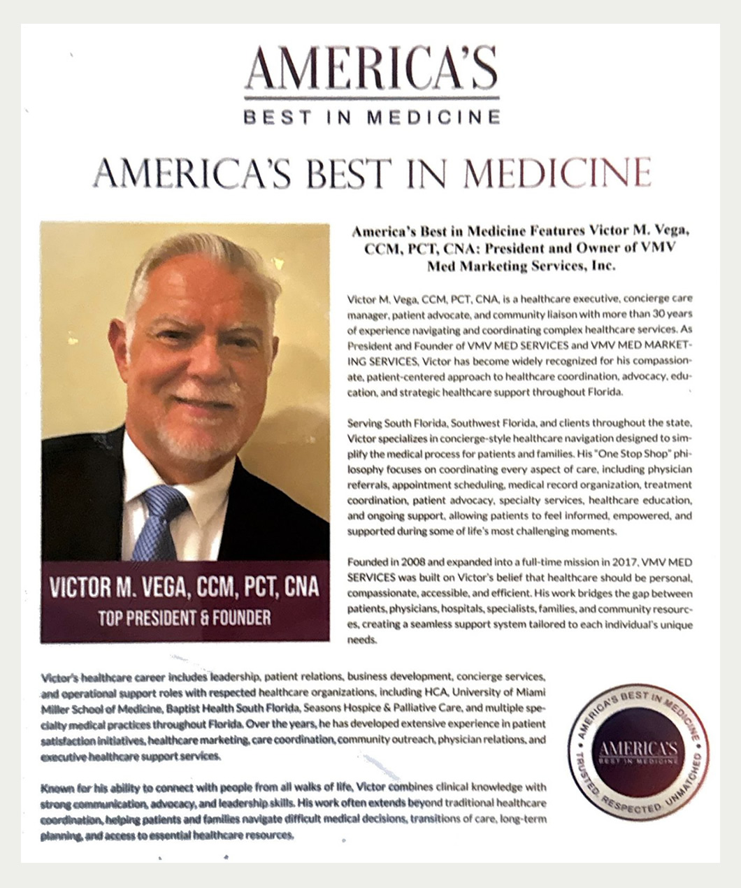 America's Best in Medicine